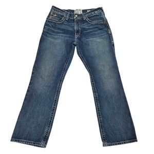 Ariat Jeans Mens 33x30 Relaxed Boot M4 Blue Stretch Denim Medium Wash Western